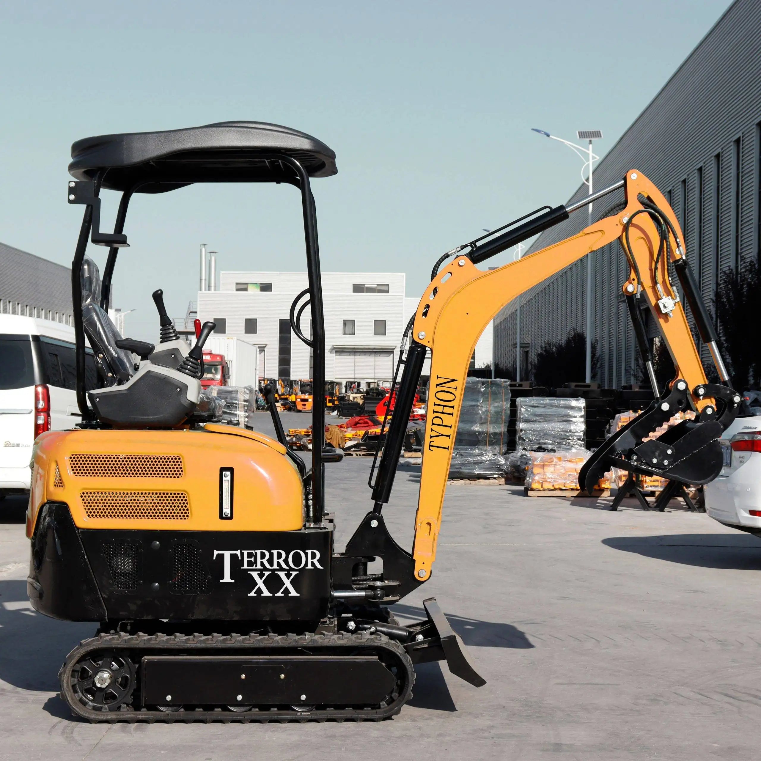 2025 4,000 lb TYPHON TERROR XX Mini Excavator Rubber Track with Kubota D902 Diesel Engine USA - 0