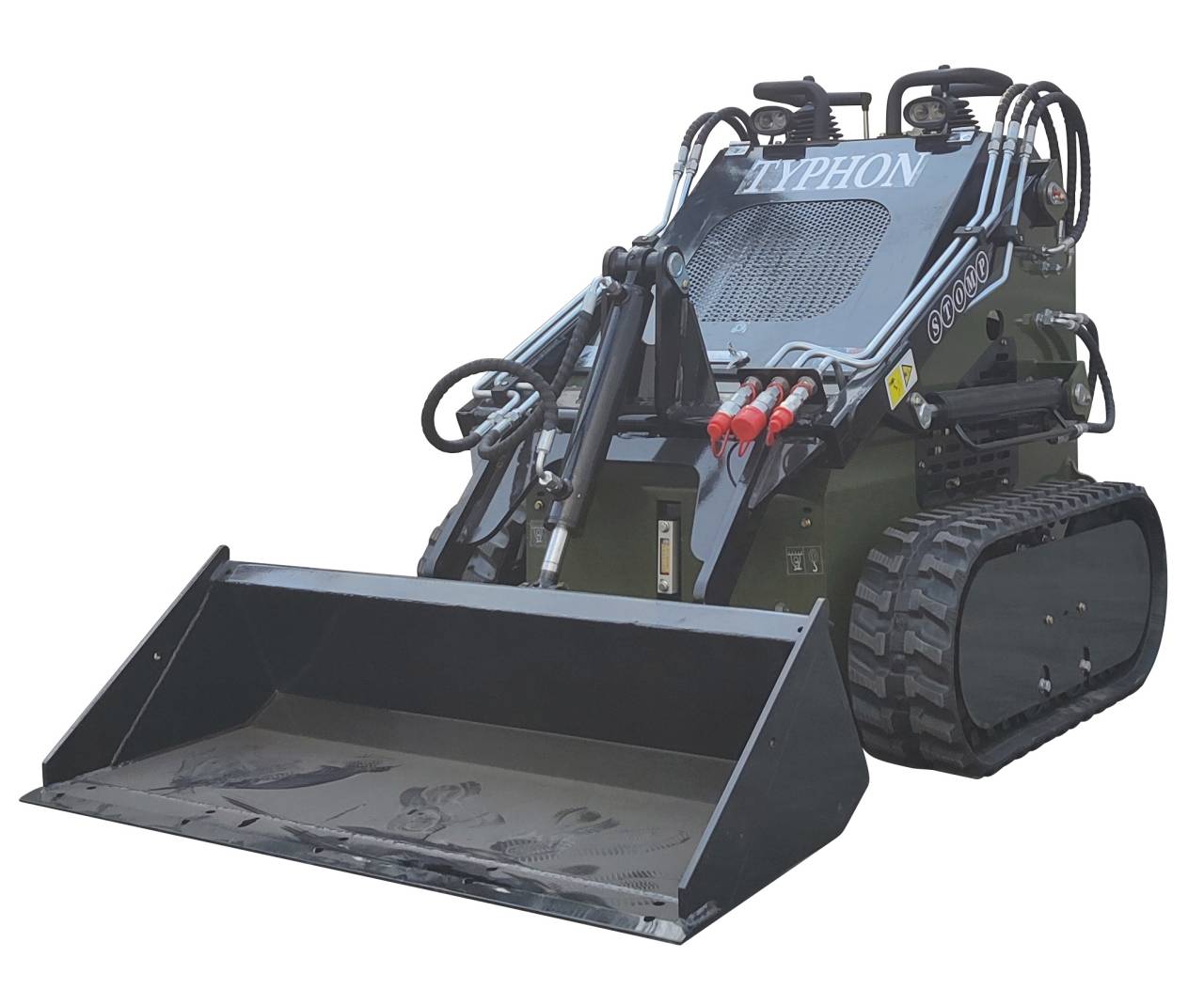 Skid Steer Loader Tracked 22.1 HP Honda EPA Gasoline Engine for Gardens, Farming