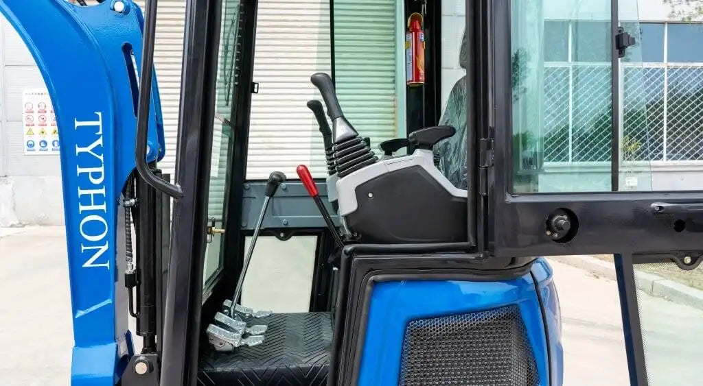 TYPHON 18 FLEX PRO 1.8 Ton Mini Excavator USA with 12 attachments