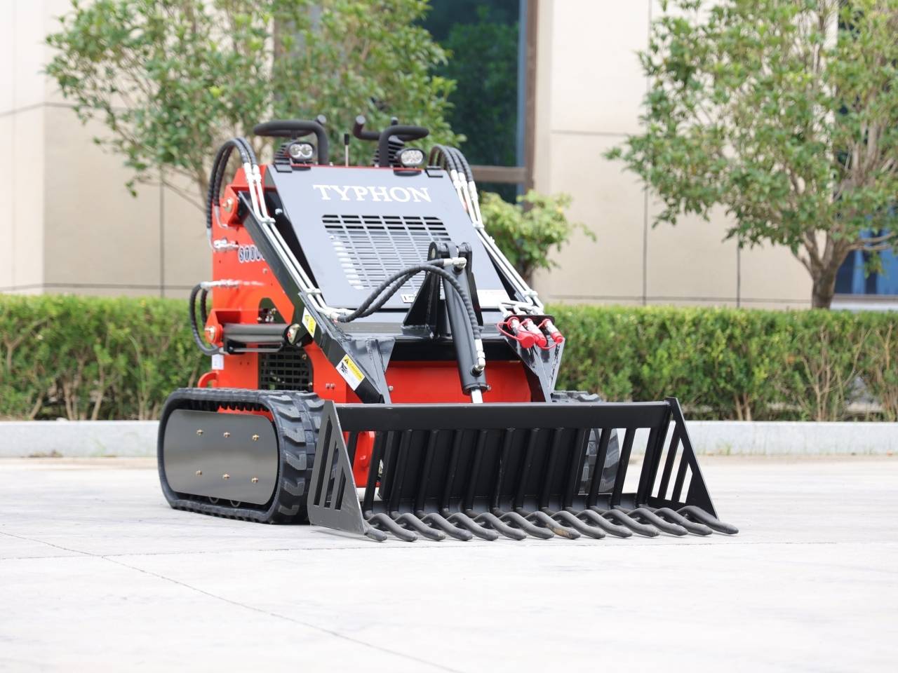 Skid Steer Loader Attachment Rock Bucket USA