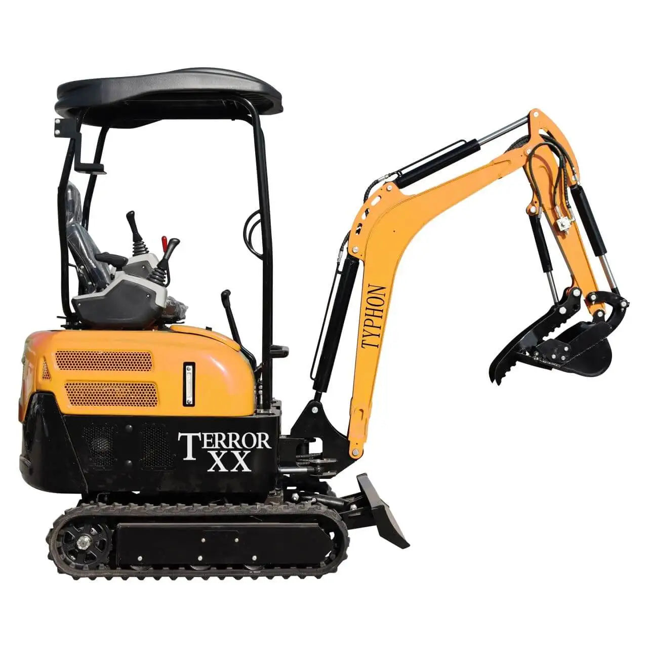 2025 4,000 lb TYPHON TERROR XX Mini Excavator Rubber Track with Kubota D902 Diesel Engine USA - 0
