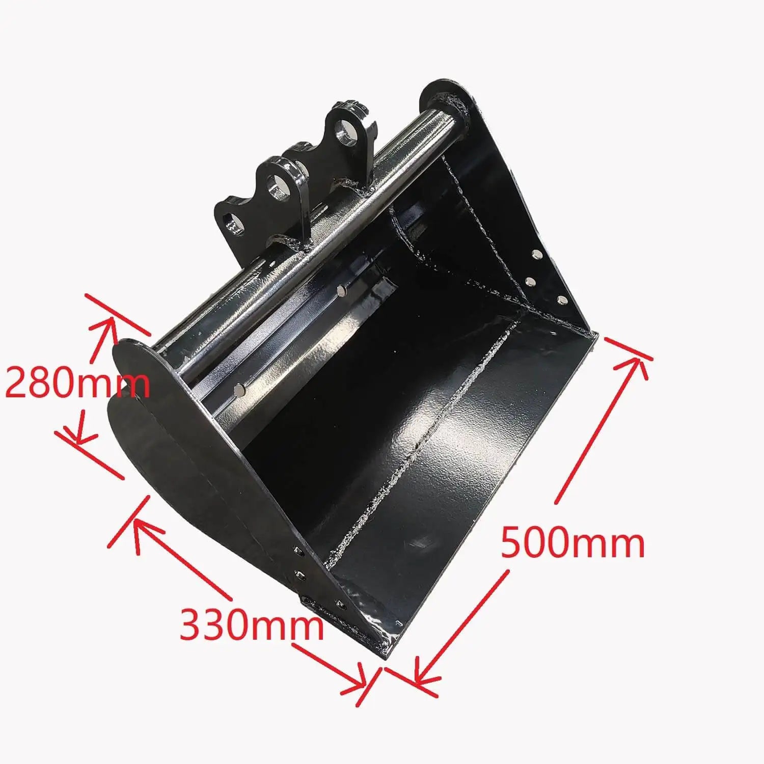500mm Plain Mud Bucket Attachment for TYPHON Mini Excavators USA