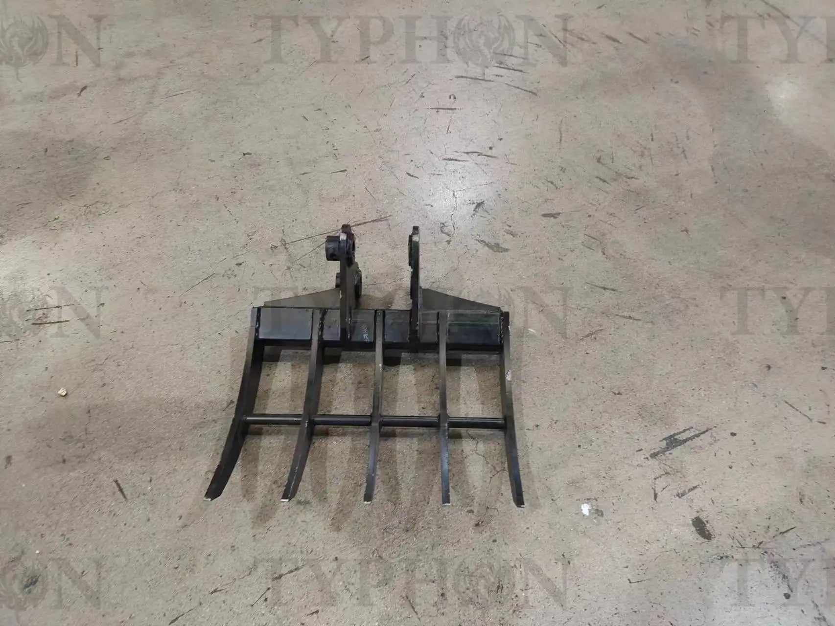 Mini Excavator Attachment Rake 22" Wide TYPHON Attachments For 2-3.5 ton Diggers