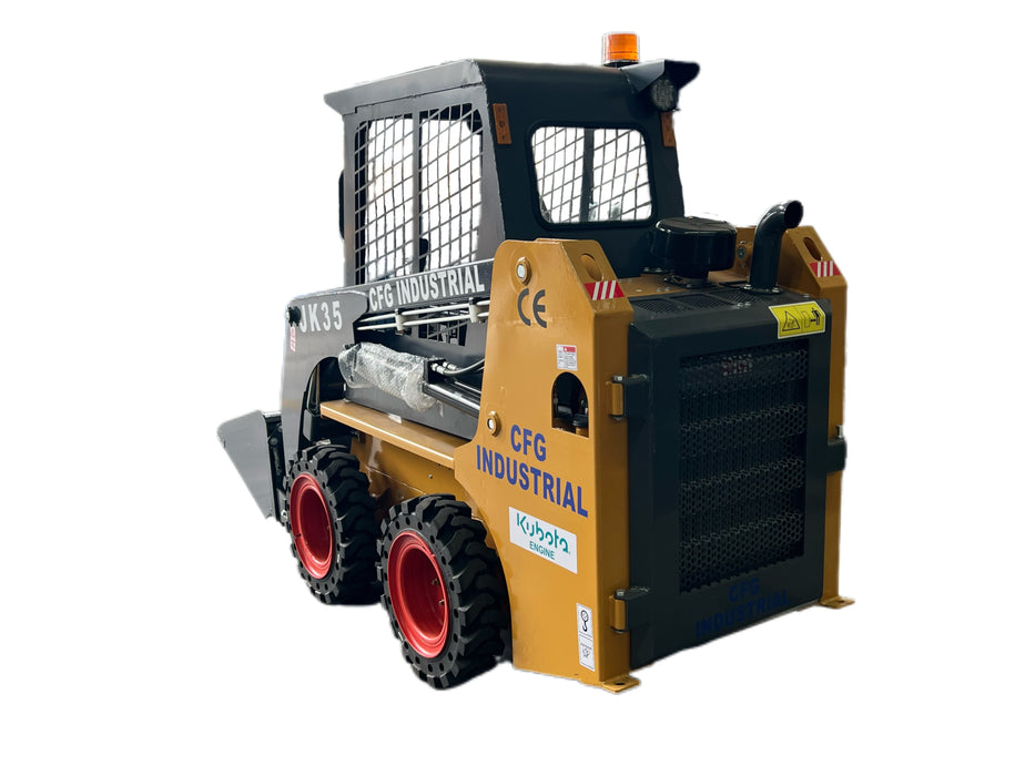 1.4 Ton, Open Operator Wheel Skid Steer Loader | JK35 - 0