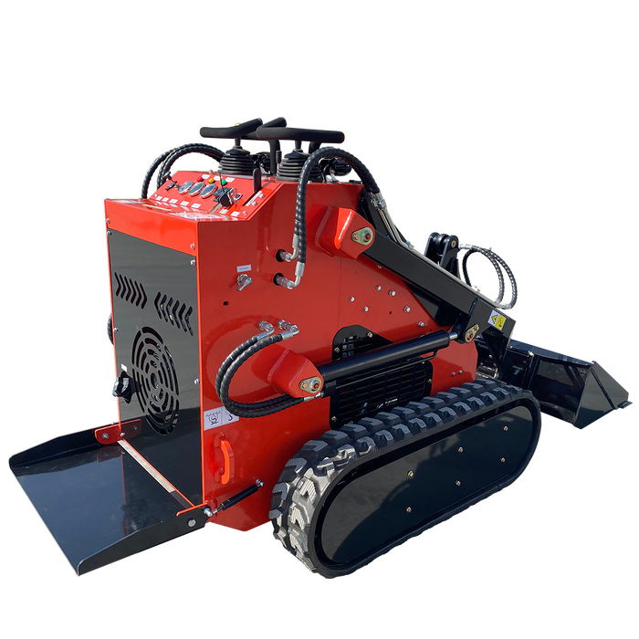 1 Ton, RATO Engine Mini Skid Steer Track Loader | LRT23 - 0