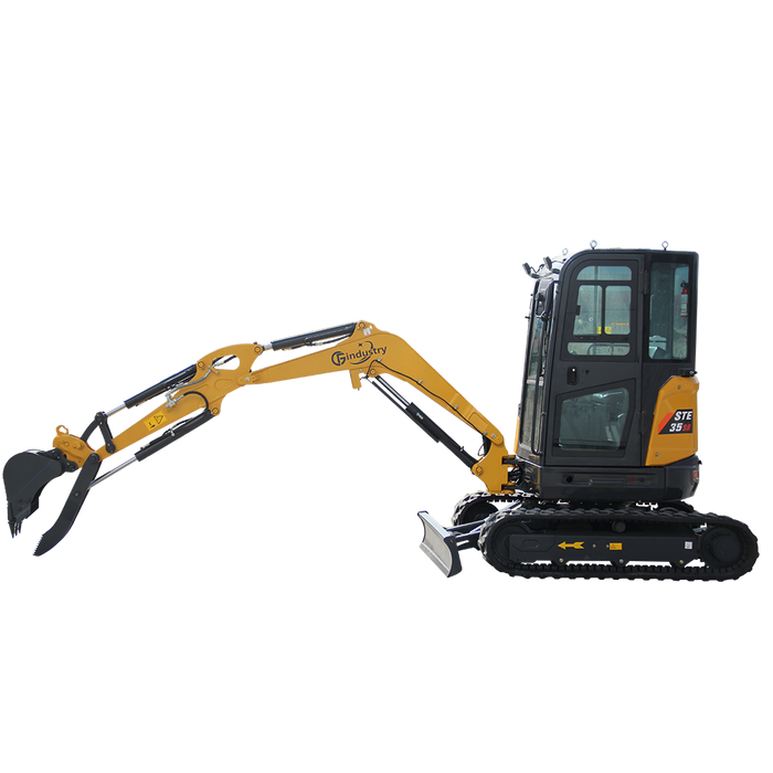 2.8 Ton, Yanmar Diesel Engine Mini Excavator w/ Hydraulic Thumb | CFG-STE35SR - 0