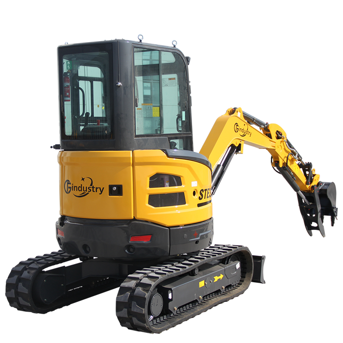 2.8 Ton, Yanmar Diesel Engine Mini Excavator w/ Hydraulic Thumb | CFG-STE35SR