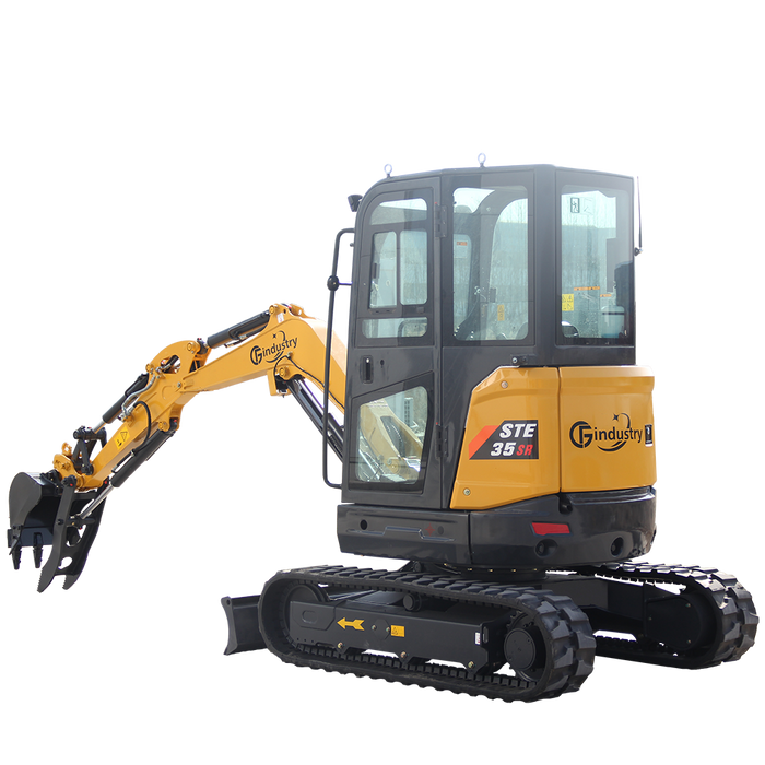 2.8 Ton, Yanmar Diesel Engine Mini Excavator w/ Hydraulic Thumb | CFG-STE35SR