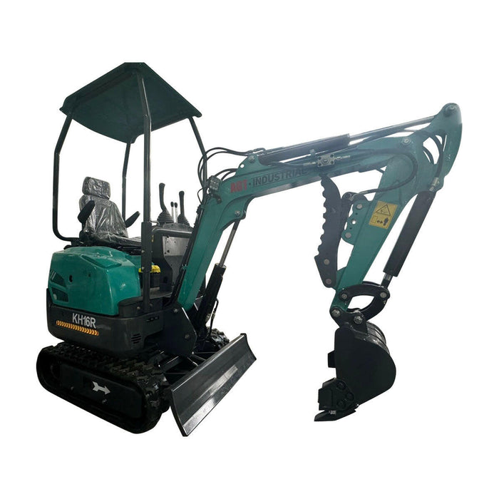 1 Ton, RATO Mini Small Excavator w/ Hydraulic Thumb | AGT-KH16R - 0