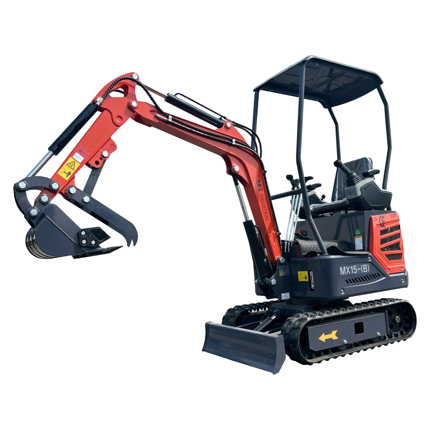 1 Ton, B&S Engine Mini Excavator w/ Pilot Control | MX15-B