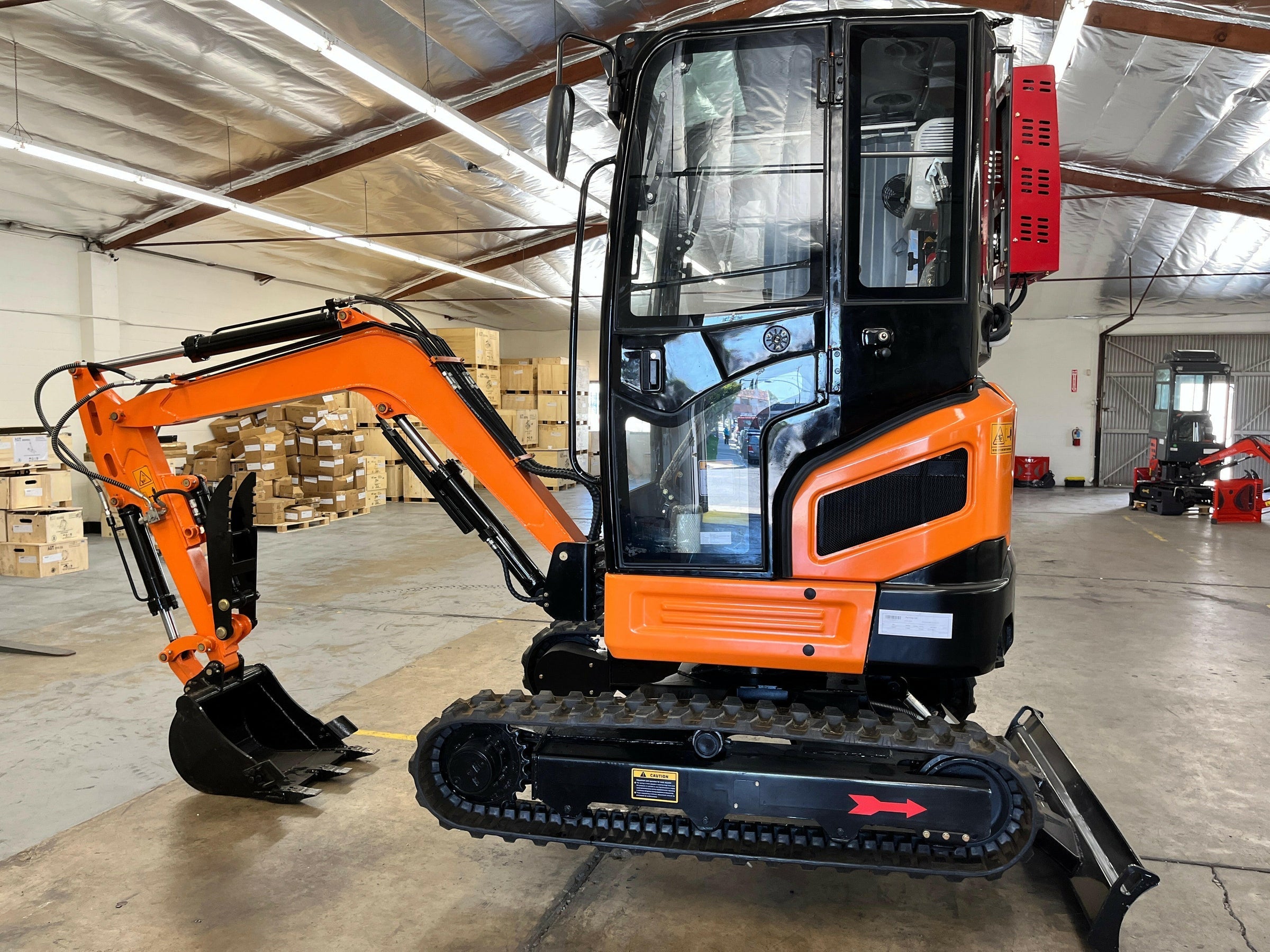 3 Ton, Yanmar Diesel Engine Mini Excavator w/ Swing Boom & Hydraulic Thumb | AGT-NTB45U | Pick up only or Arrange Shipping!