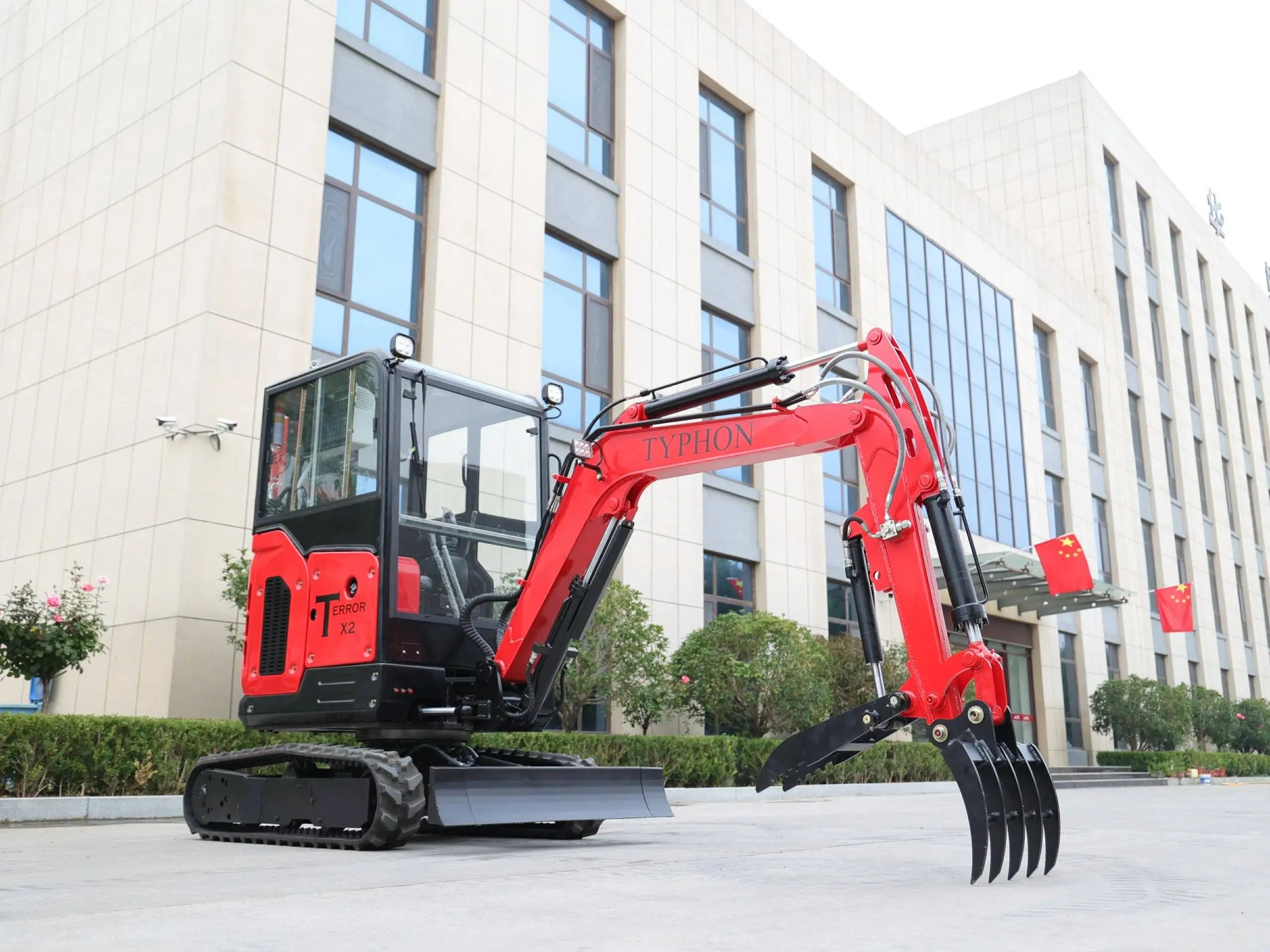TYPHON TERROR X2 Mini Excavator 2.7 Ton EPA Diesel Perkins Engine USA