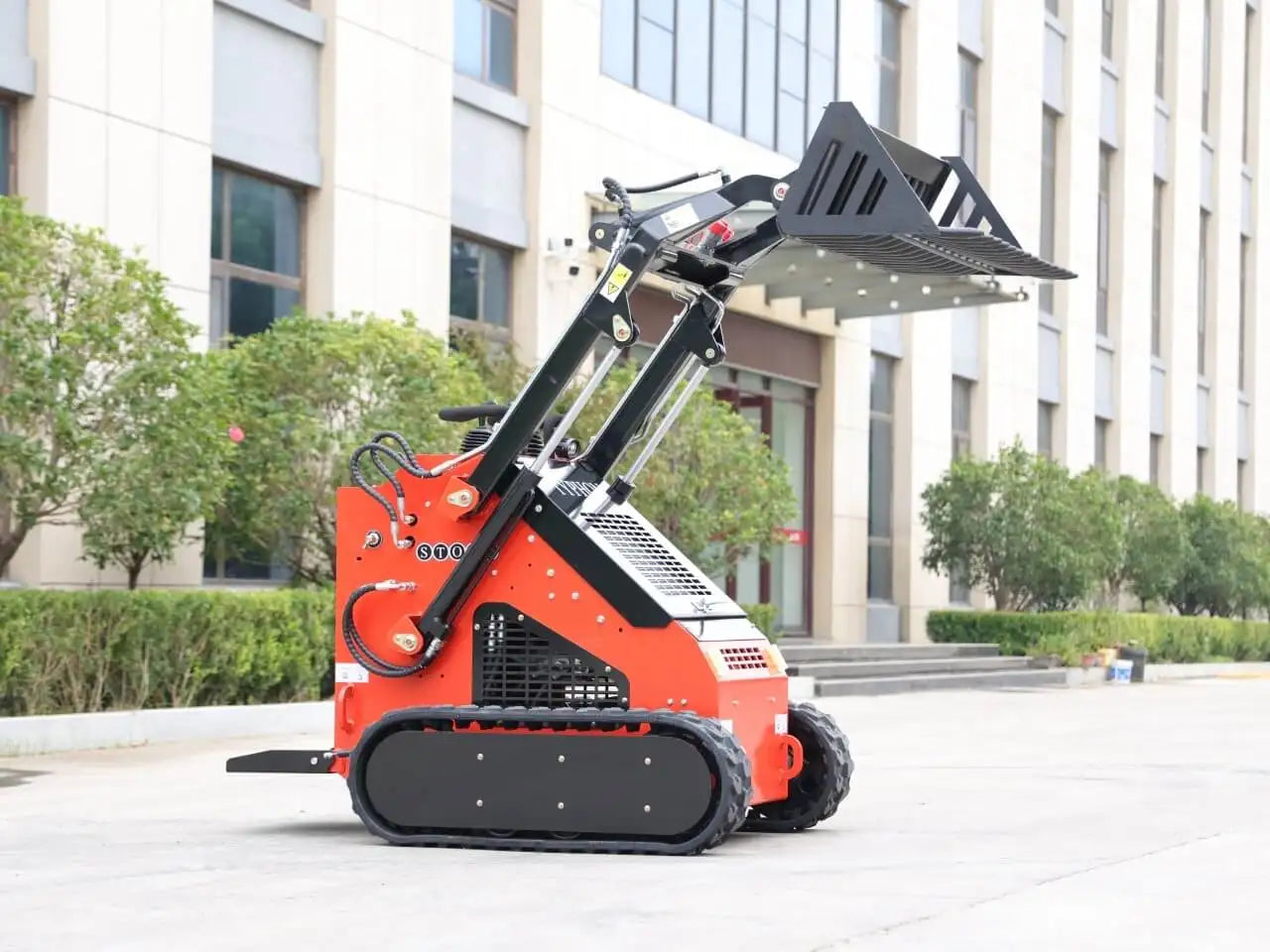 Skid Steer Loader Attachment Rock Bucket USA