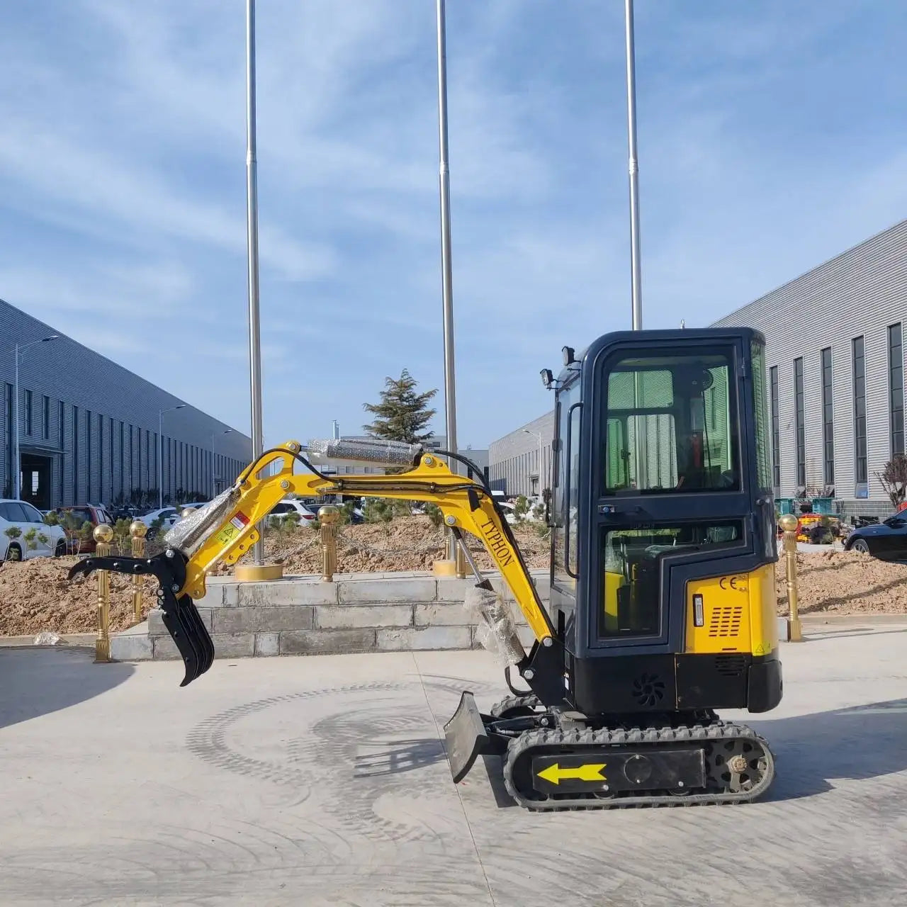 TYPHON Attachments Grapple Attachment for Mini Excavators Grabber USA