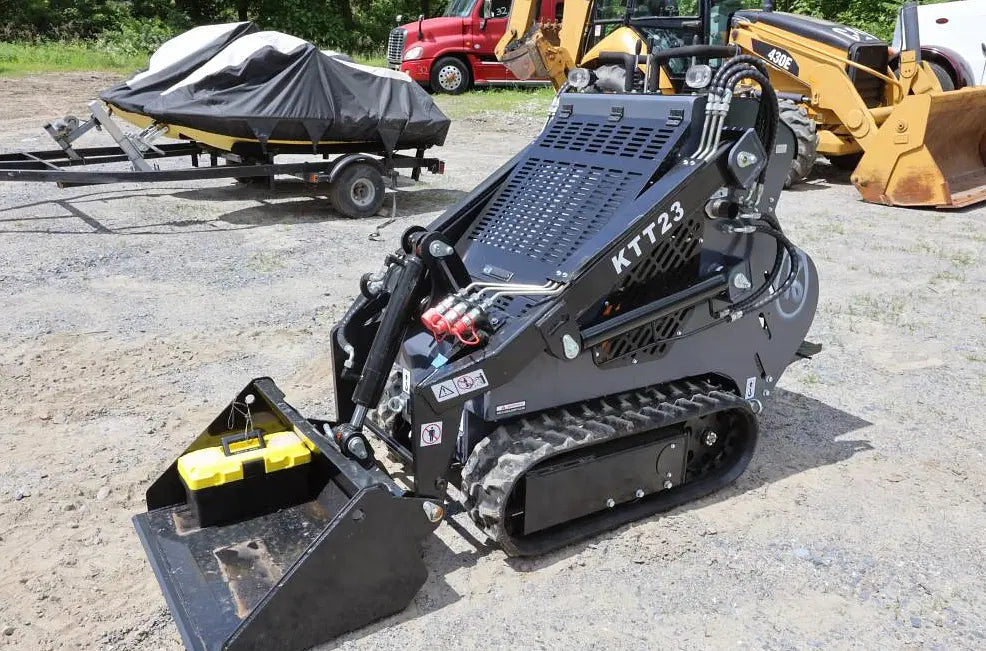 1 Ton, RATO Engine Mini Stand On Skid Steer Track Loader | AGT-KTT23 - 0