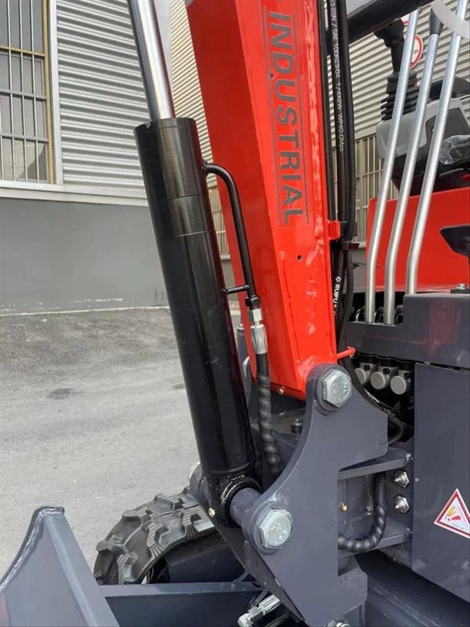 1 Ton, Upgraded Mini Excavator w/ Pilot Control & Swing Boom & Hydraulic Thumb & Features | AGT-DM12X-PLUS