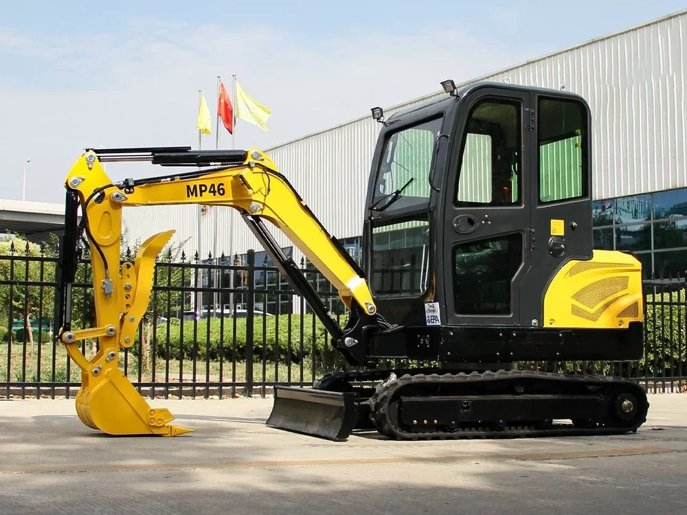 2 TON Mini Excavator Farm Small Digger EPA Engine Cab with 12 attachments